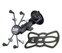 Ram Mounts Ram Twist Lock Suction Cup Mount With Universal X-grip Cradle For 7" Tablets Ram-b-166-un8u