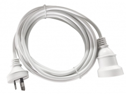 8Ware 5m Au Main Power Extension Cord Cable Lead 240V 3-Pin Male To Female RC-3079AU-05