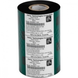 Zebra Ribbon: Resin 110Mmx450M, 1"Id For Tabletop Printers S5095Bk11045