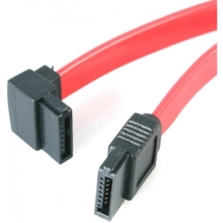 Startech 12in Sata To Left Angle Sata Serial Ata Cable Sata12la1