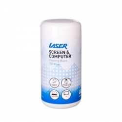Laser Clean Range 100 Screen Computer Wipes Cl-1838E