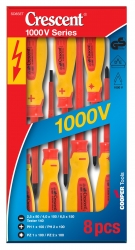 Crescent | Insulated Electrical Screwdriver Set 8 Piece Sd8set