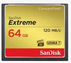 Sandisk Extreme Cf Cfxsb 64gb Vpg20 Udma 7 120mb/s R 85mb/s W 4x6 Lifetime Limited Sdcfxsb-064g-g46