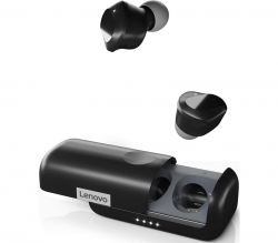 Lenovo True Wireless Earbuds, Bluetooth 5.0 IPX5 Waterproof, USB-C Quick Charge, SE-631TWC