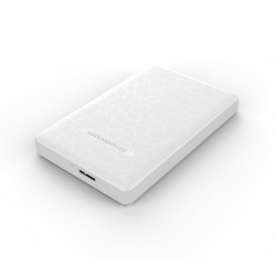 Simplecom Se101 Compact Tool-free 2.5" Sata To Usb 3.0 Hdd/ Ssd Enclosure White Se101-wh