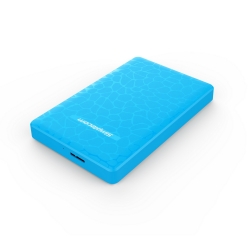 Simplecom Se101 Compact Tool-free 2.5" Sata To Usb 3.0 Hdd/ Ssd Enclosure Blue Se101-bl