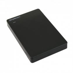 Simplecom Se203 Tool Free 2.5" Sata Hdd Ssd To Usb 3.0 Hard Drive Enclosure Black Se203-bk