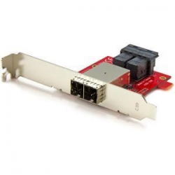 Startech Mini-sas Adapter - Dual Sff-8643 To Sff-8644 - With Full And Low-profile Brackets - 12gbps