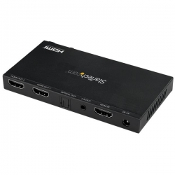 Startech 2 Port HDMI Splitter - 4K 60Hz with Built-In Scaler - HDCP 2.2 - EDID Emulation - 7.1 Surround Sound St122Hd20S