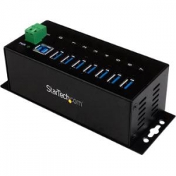 Startech 7 Port Industrial Usb 3.0 Hub - 15kv Esd And 350w Surge Protection - Din Rail/ Surface