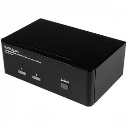 Startech 2-port Displayport Dual-monitor Kvm Switch - Displayport Kvm - 4k 60 Hz - Access Two Dual-monitor