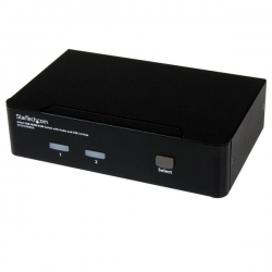 Startech 2 Port Usb Hdmi Kvm Switch With Audio And Usb 2.0 Hub Sv231hdmiua