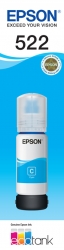 Epson 522 Cyan Ink Bottle - Et-2710 C13T00M292