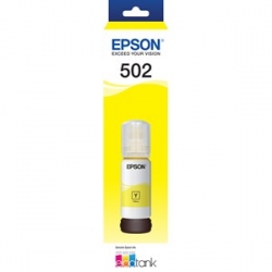 Epson T502 Yellow Ink Bottle - Et-2700 Et-2750 Et-3700 Et-4750 C13t03k492