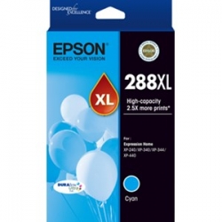 Epson 288xl Cyan Durabrite Ink Xp-240 Xp-340 Xp-344 Xp-440 C13t306292