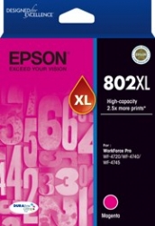 Epson 802xl Magenta Ink Durabrite - Wf-4720 Wf-4740; Wf-4745 C13t356392