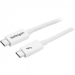 Startech 1m Thunderbolt 3 Cable - 20gbps - White - Thunderbolt Usb-c And Displayport Compatible
