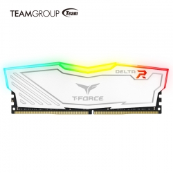 Team T-Force Delta Rgb 3200Mhz 16Gb (2X8Gb) Ddr4 White Tf4D416G3200Hc16Cdc01