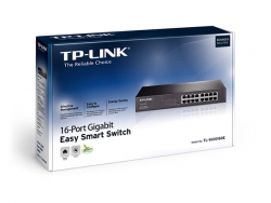 Tp-link Tl-sg1016de 16 Port Gigabit-metaleasy Smart Switch Tl-sg1016de