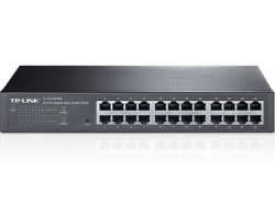 Tp-link 24-port Gigabit Easy Smart Switch 24 10/100/1000mbps Rj45 Ports Mtu/port/tag-based Vlan