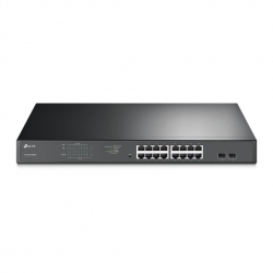 Tp-Link Tl-Sg1218Mpe 16 Port Gigabit Smart Switch Gbe(16) Poe(16) Sfp(2) 5Yrwty Tl-Sg1218Mpe