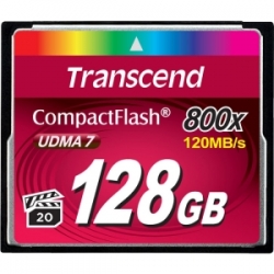 Transcend 128GB CF Card (800X) TS128GCF800