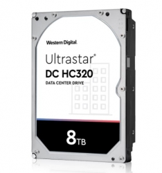 Western Digital 3.5" Enterprise Drive: 8TB Ultrastar HC320(7K8) Data Center Drive, SATA 6Gb/s, 256MB, 7200RPM (0B36404)