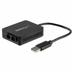 Startech Usb To Fiber Optic Converter - 100basefx Sc - Mm - Windows / Mac / Linux - Usb To Ethernet