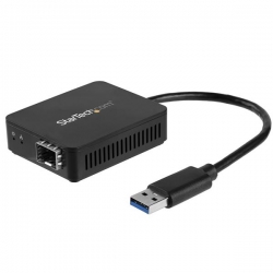 Startech Usb To Fiber Optic Converter - Open Sfp - 1000base-sx/lx - Windows / Mac / Linux - Usb