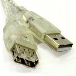 Generic USB-AM-AF-1M USB 2.0 Cable: 1M AM-AF Extension (USB-AM-AF-1M)
