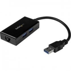 Startech Usb 3.0 To Gigabit Network Adapter With Built-in 2-port Usb Hub - Usb Ethernet Adapter