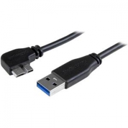 Startech Slim Micro Usb 3.0 Cable - M/ M - Left-angle Micro-usb - 0.5m (20in) Usb3au50cmls