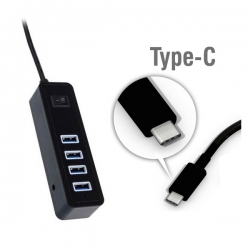 Ezcool Type C Usb3.1 Hub For Apple Pc With Switch Usbinthub4pswu31c