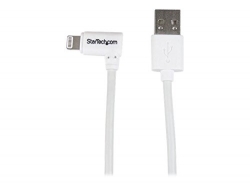 Startech Angled Lightning To Usb Cable - 2m (6ft) - White - Apple Mfi Certified Usblt2mwr
