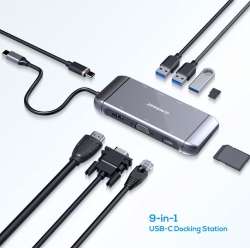 Mbeat Elite X9 9-In-1 Multifunction Usb-C Docking Station Mb-Ucd-X9