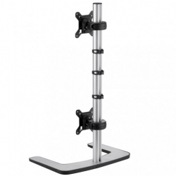Atdec Visidec Freestanding Vertical Double Lcd V-fs-dv