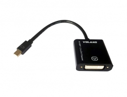 VOLANS Passive Mini Displayport Mdp To Dvi Male To Female Converter (v1.2) With 4k Support Vl-pmdpd