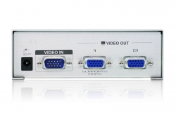 Aten Video Splitter 2 Port VGA Splitter 350Mhz, 1920x1440@60Hz, Cascadable To 3 Levels (Up To 8 Outputs) VS92A-AT-U