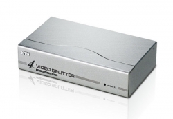 Aten Video Splitter 4 Port VGA Splitter 350MHz, 1920x1440@60Hz Max, Cascadable To 3 Levels (Up To 64 Outputs) VS94A-AT-U