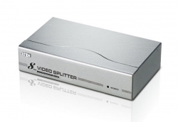 Aten Video Splitter 8 Port VGA Splitter 350Mhz, 1920x1440@60Hz, Cascadable To 3 Levels (Up To 512 Outputs) VS98A-AT-U