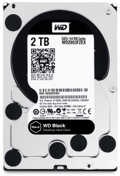 Western Digital Sata 3.5" Drive: 2tb Black Sata3 6gbs 64mb 7200rpm Wd2003fzex