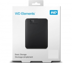 Western Digital 5TB Elements Portable USB 3.0 2.5" External Hard Drive WDBU6Y0050BBK, Windows Plug & Play