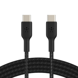Belkin 1M Usb-C To Usb-C Charge/Sync Cable Braided Boost Charge Black (Cab004Bt1Mbk)