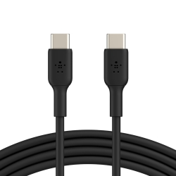 BELKIN 2M USB-C TO USB-C CHARGE/SYNC CABLE, BLACK (Cab003Bt2Mbk)