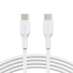 BELKIN 2M USB-C TO USB-C CHARGE/SYNC CABLE, BOOST CHARGE, WHITE (Cab003Bt2Mwh)