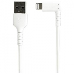 Startech Cable - White Angled Lightning To Usb 2M (Rusbltmm2Mwr)