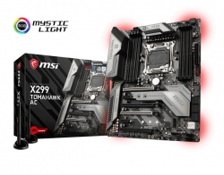 Msi X299 Tomahawk Ac Intel Atx Motherboard Gaming Socket 2066 8xddr4 2xm.2 8xsataiii Usb3.1 1a2c