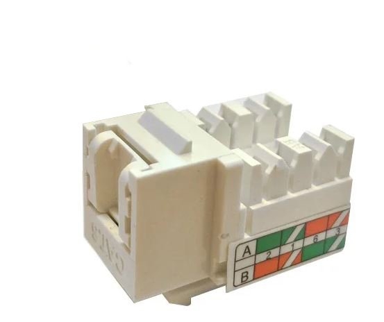 4cabling Cat 6 Keystone Rj45 Jack For 110 Face Plate 010.004.0001