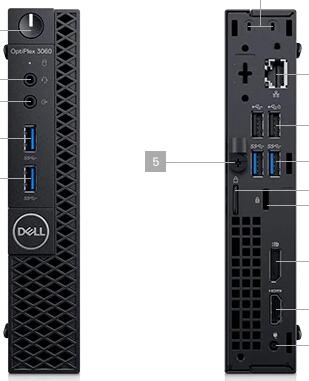 Dell Optiplex 3060 Mff I3-8100t 4gb 500gb Hdd No-odd No-wl W10p 1yos Cyj4k