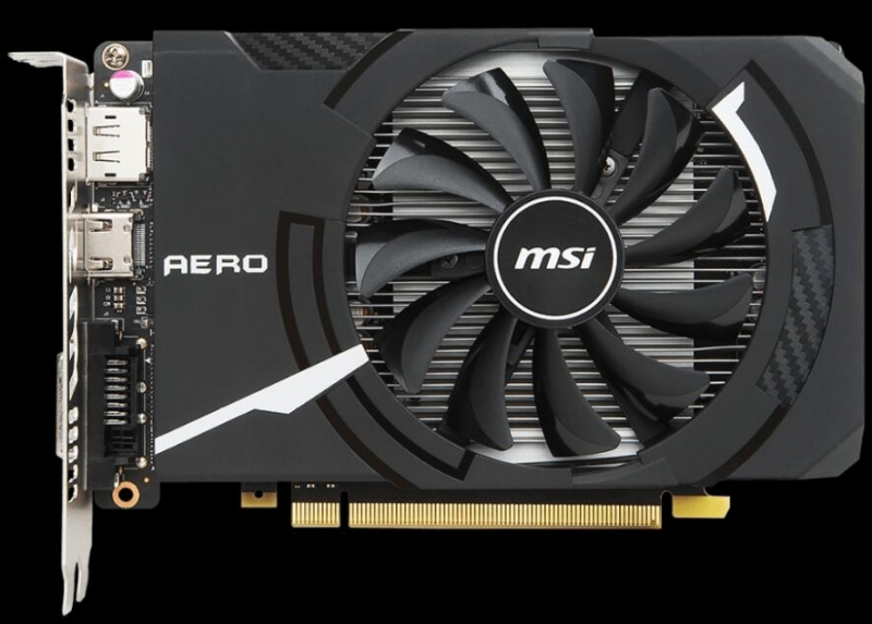 Msi Nvidia Geforce Gtx 1050 Ti Aero Itx 4g Ocv1 Graphic Card Gddr5